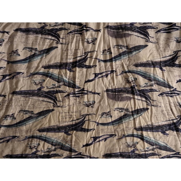 Knights Of Round Table Men's Short Sleeve Polo Size Big 1X Whale Pattern - Picture 6 of 6